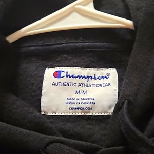 Champion Hoodie Black Men  Medium